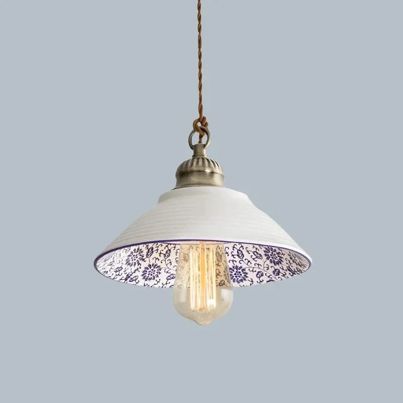 Ceramic Vintage Hanging Indoor Décor Pendant Lights - Istanbullu