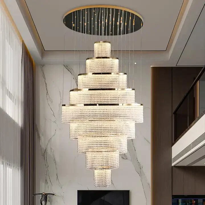 Melanie Ring Crystal Chandelier - Istanbullu